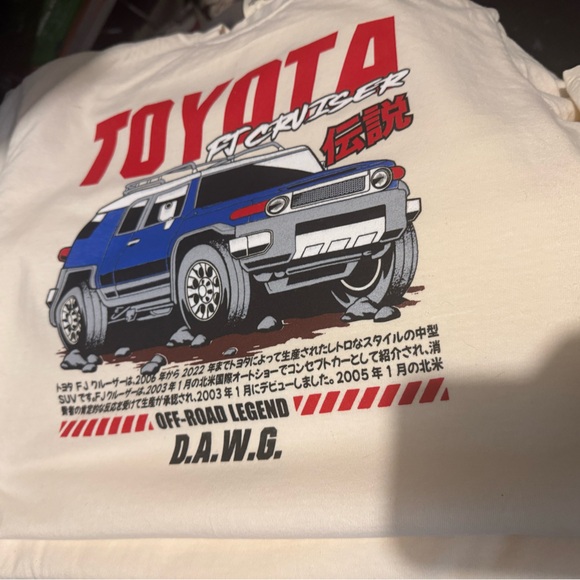 Toyota fj cruiser unisex screen printed tshirt - Picture 1 of 4